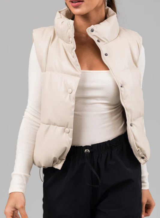 PU Padded Vest