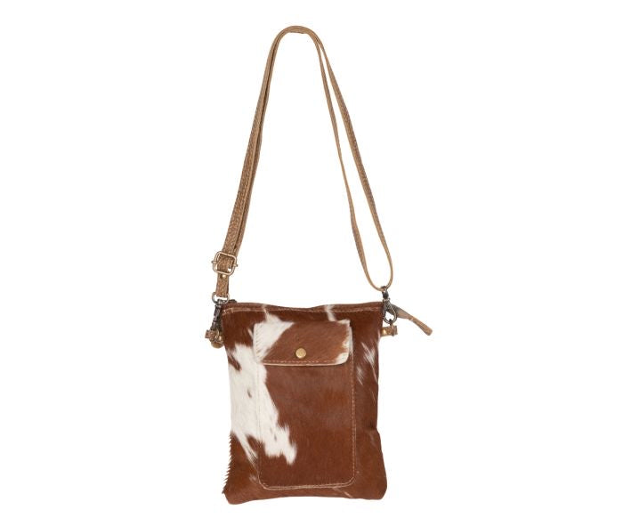 LEATHER LITHE HAIRON SMALL BAG