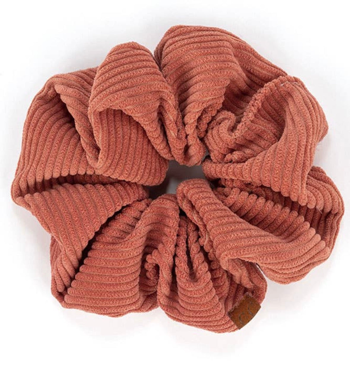 C.C Corduroy Solid Color Soft Scrunchies