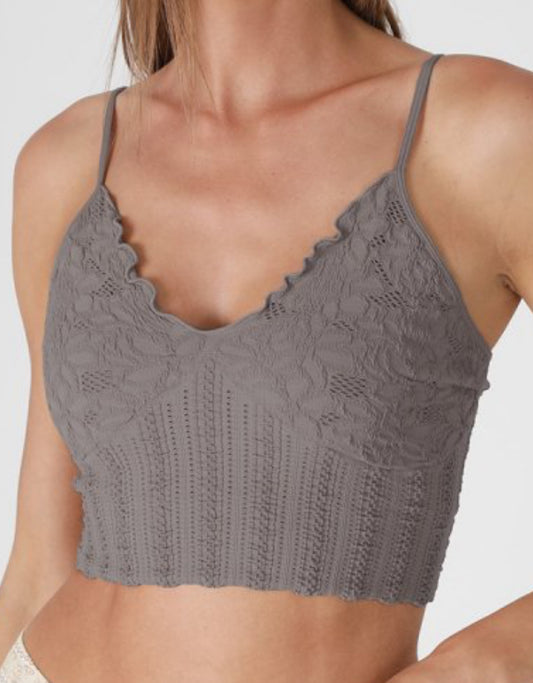 Nikibiki Lace Textured Bralette