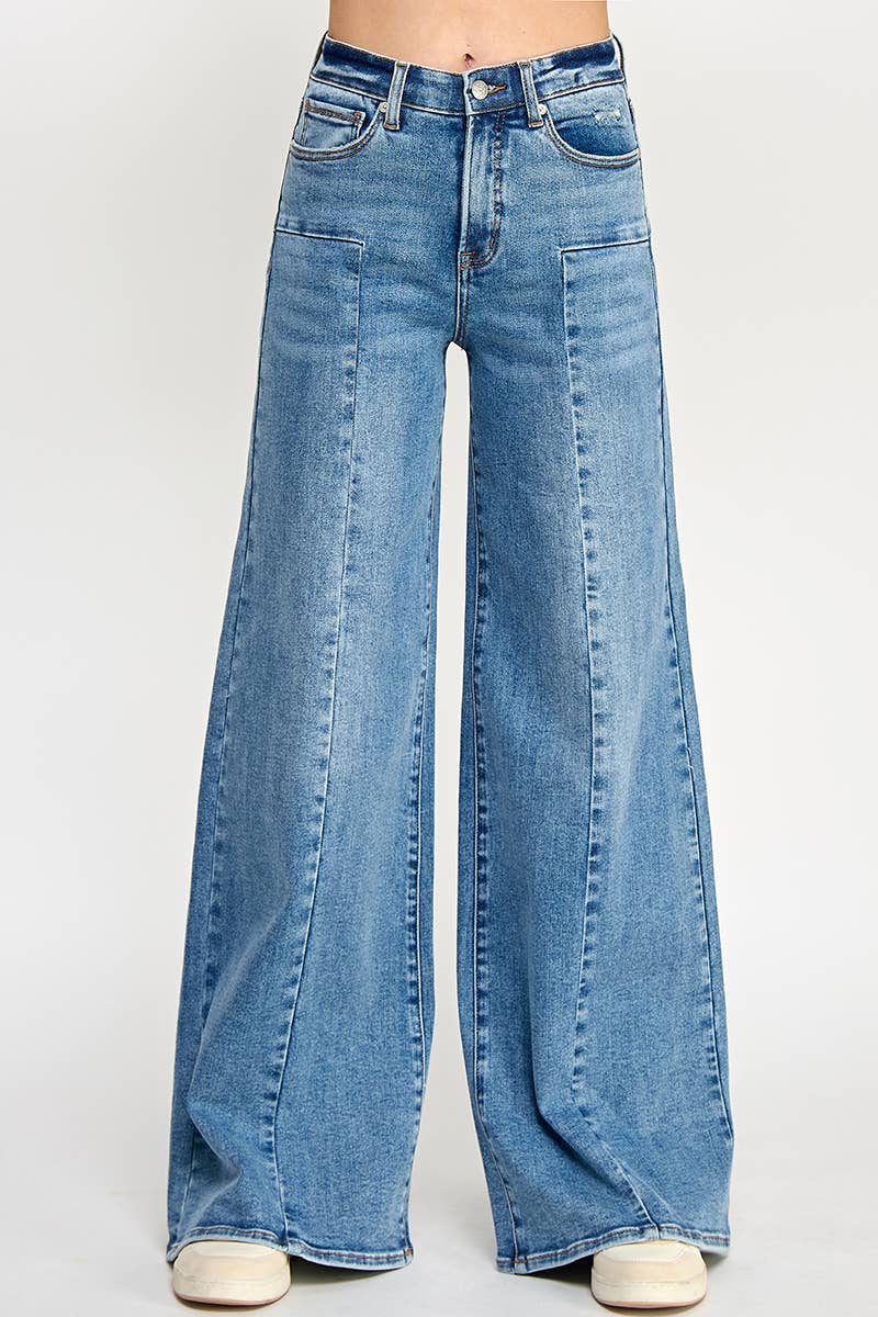 TUMMY CONTROL MID RISE WIDE LEG