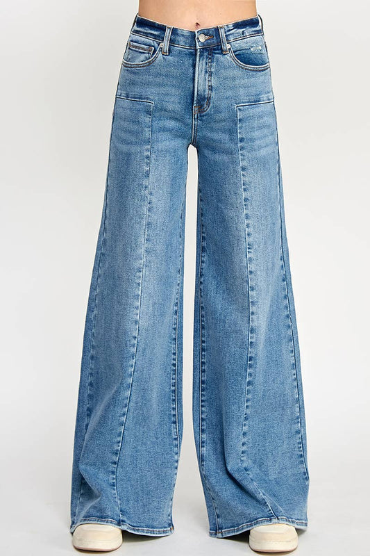 TUMMY CONTROL MID RISE WIDE LEG
