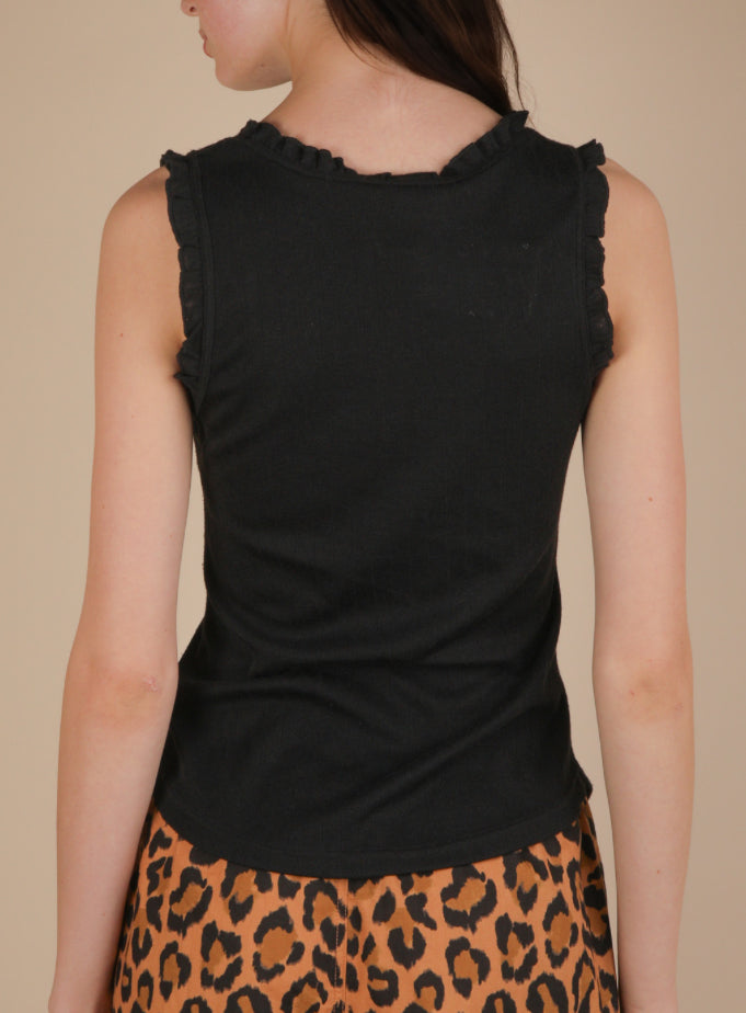 Very J Ruffle Bow Tank