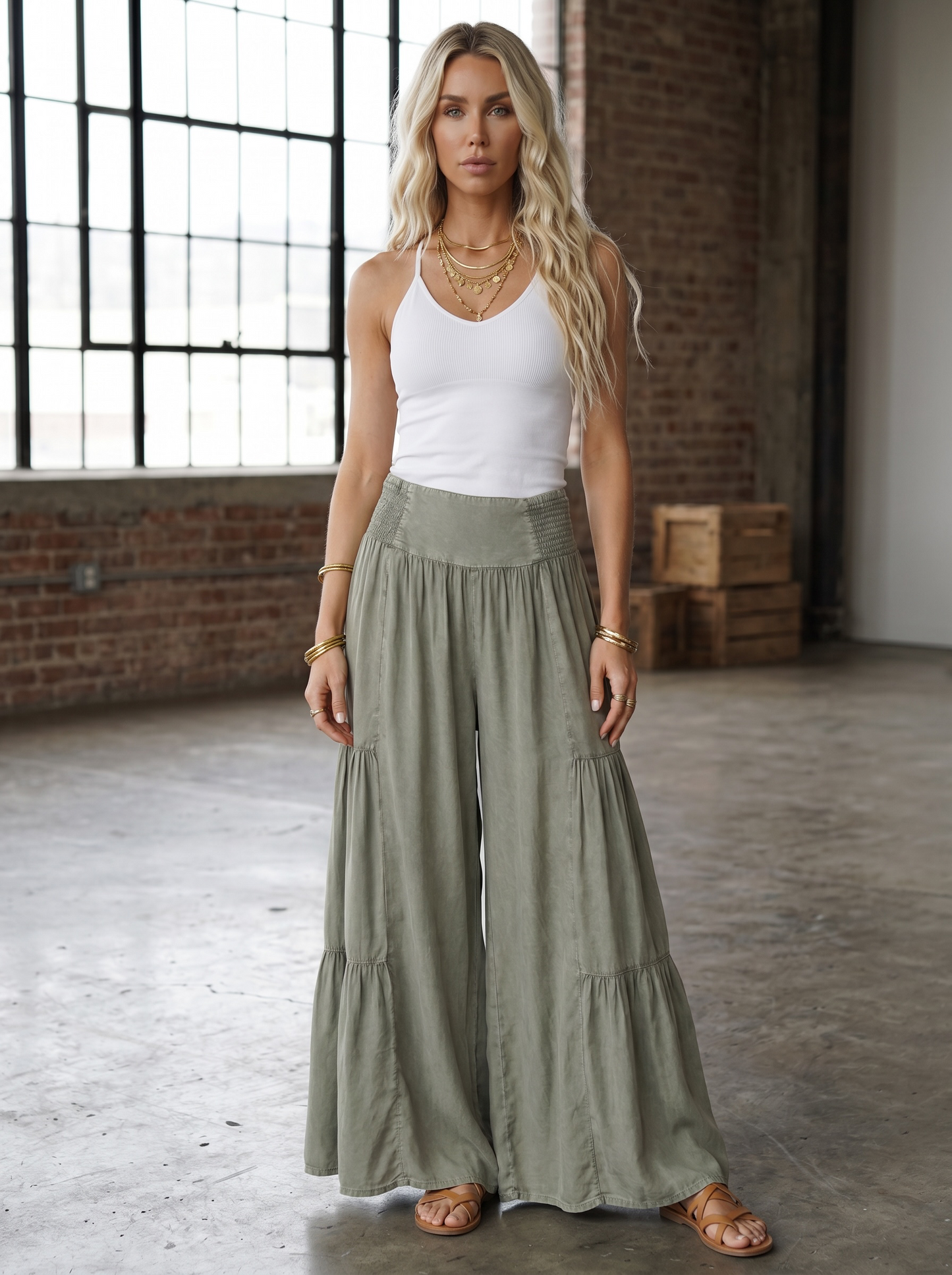 Angie Wide Leg Pants