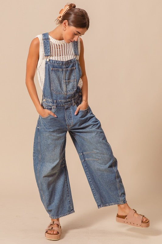 So Me Barrel Overalls