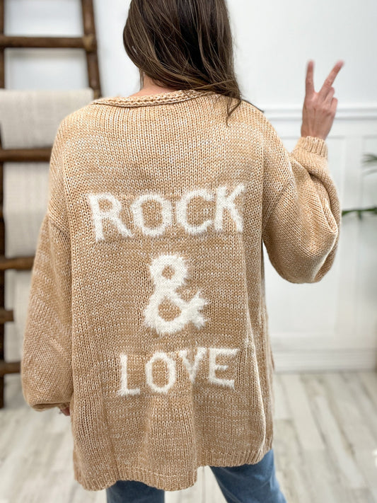 Knit Long Sleeve Cardigan