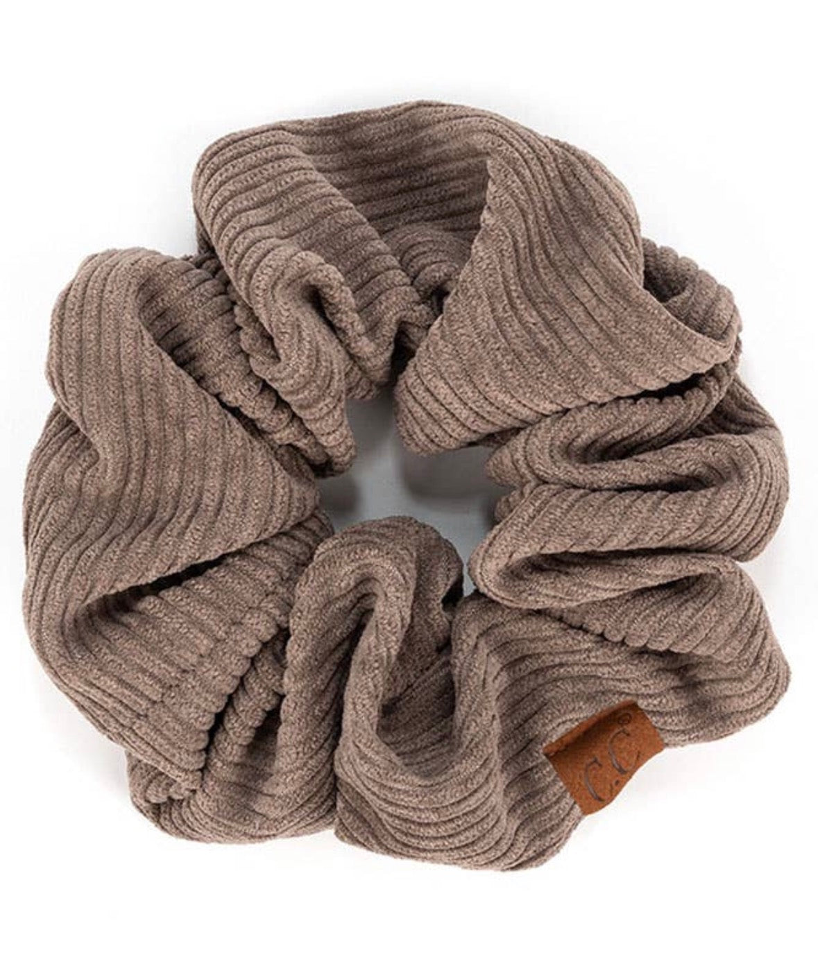 C.C Corduroy Solid Color Soft Scrunchies