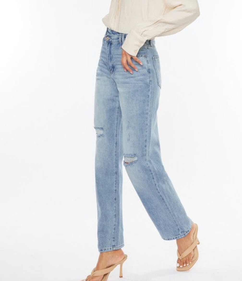 90's Wide Leg Straight Jeans