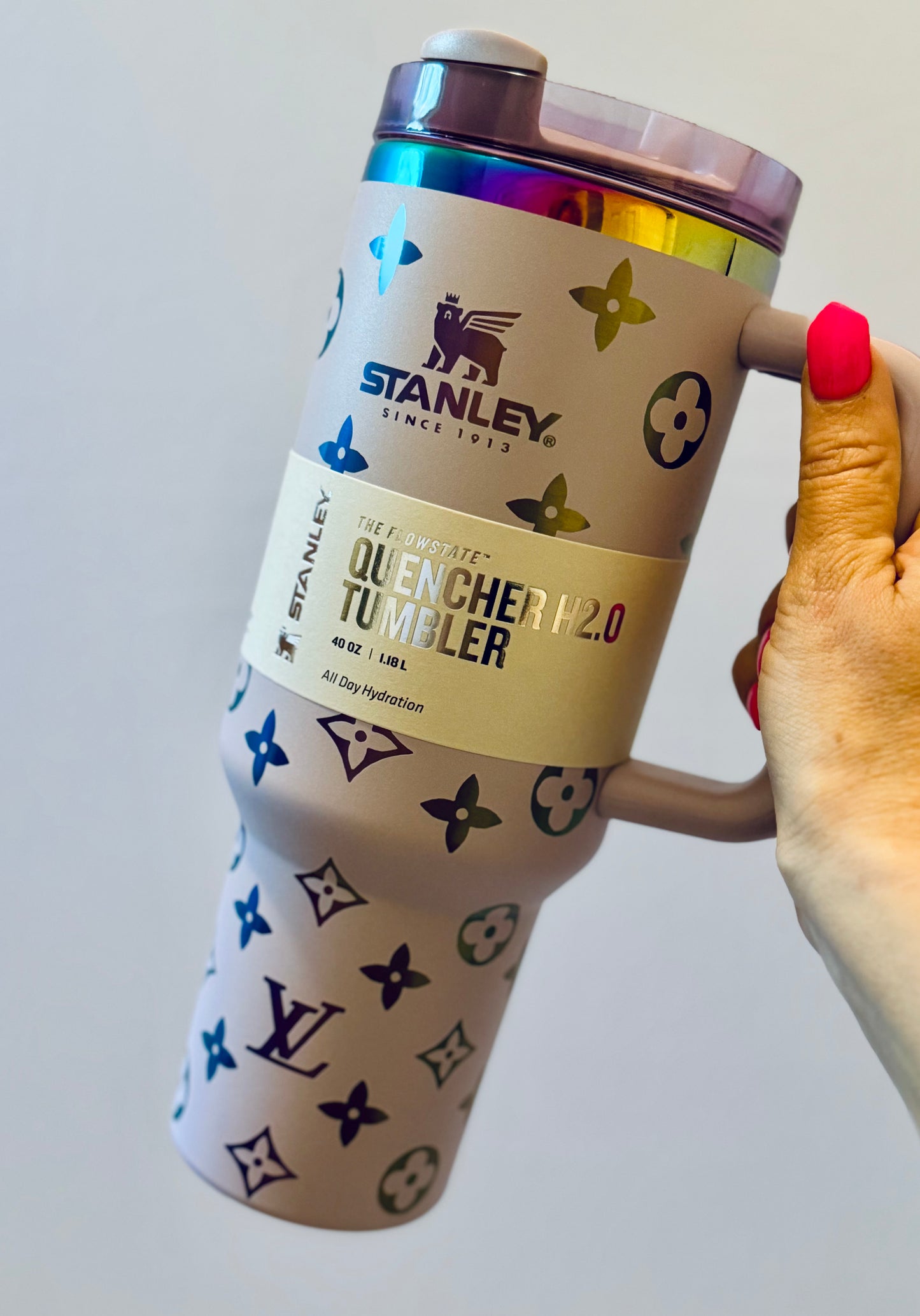 LV Dupe Stanley Tumbler