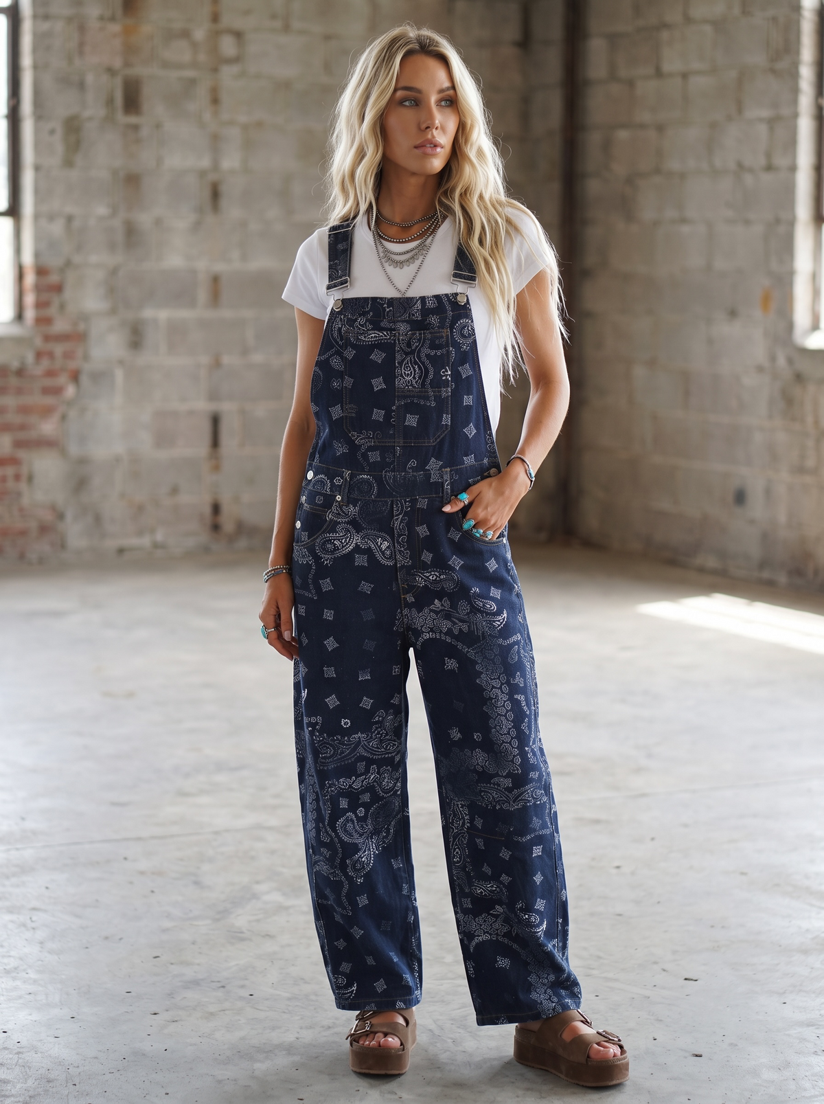 Eesome Bandana Overalls