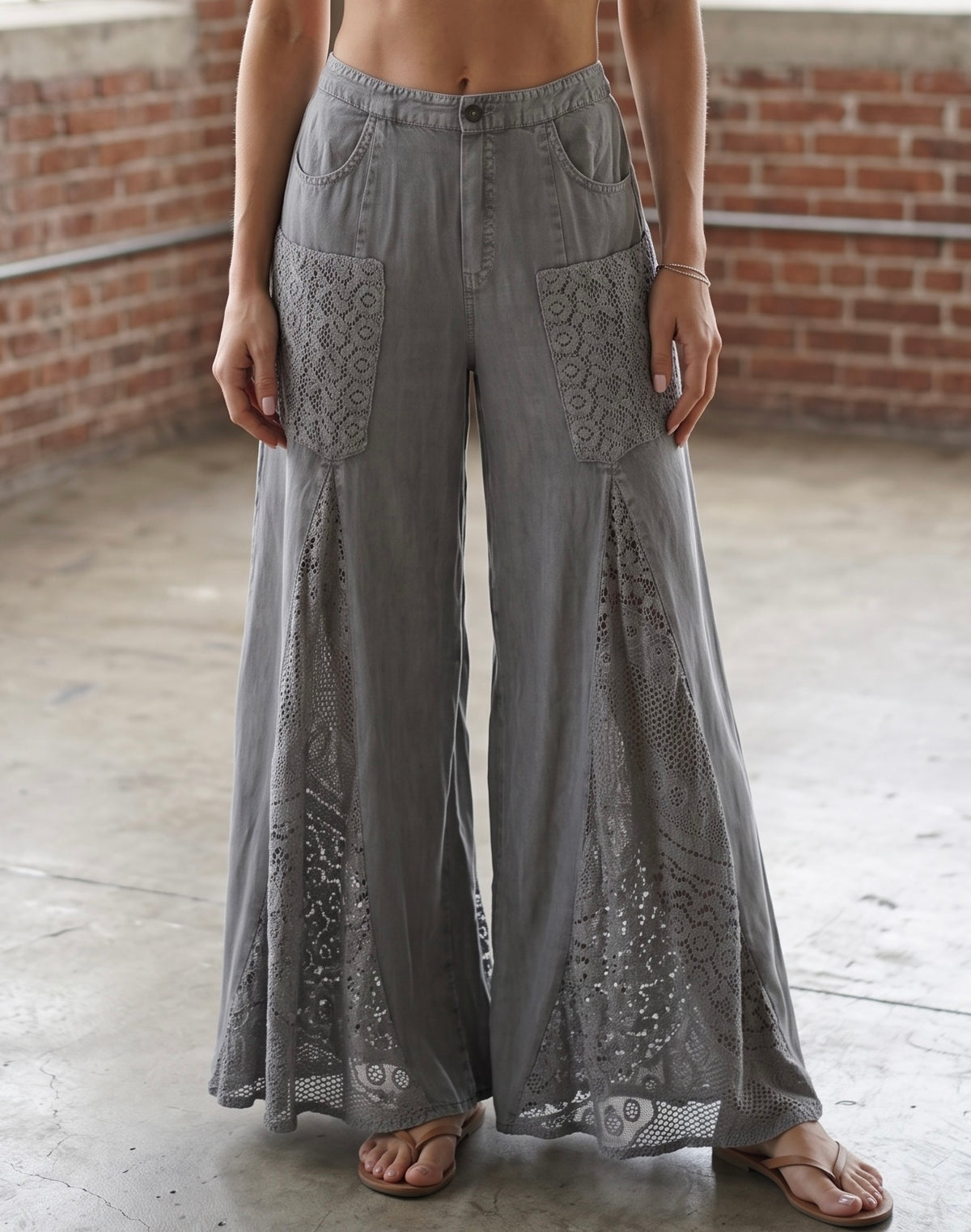 Angie Lace Flare Pants