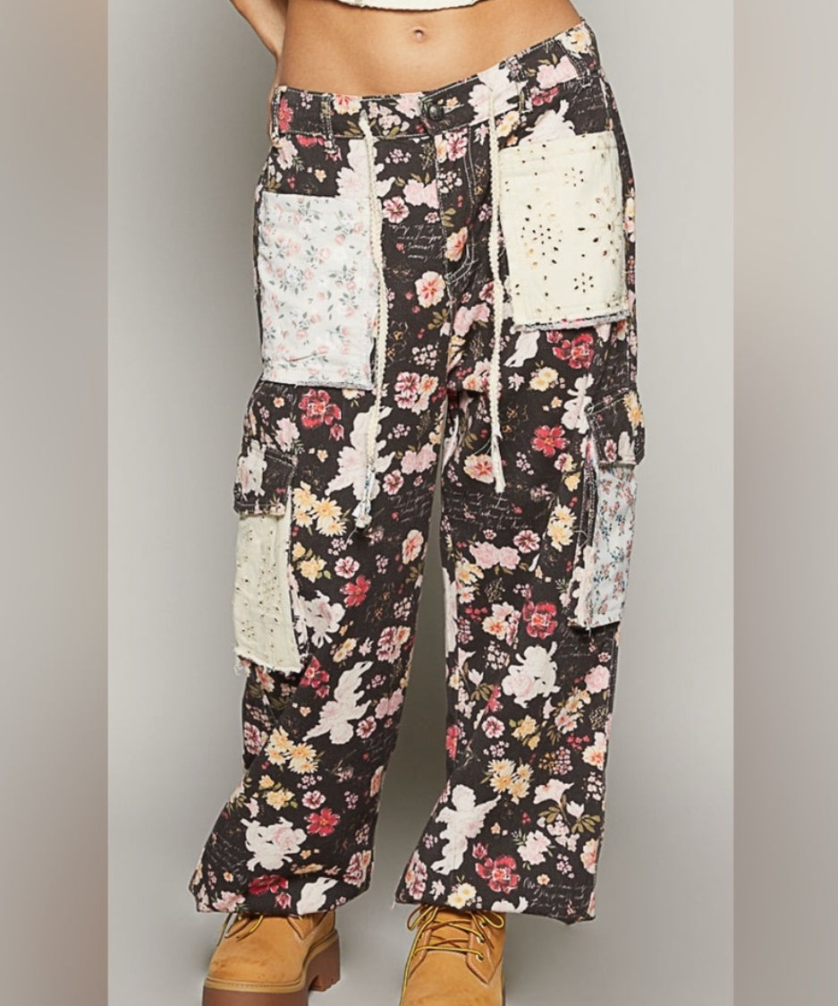 POL Floral Jogger