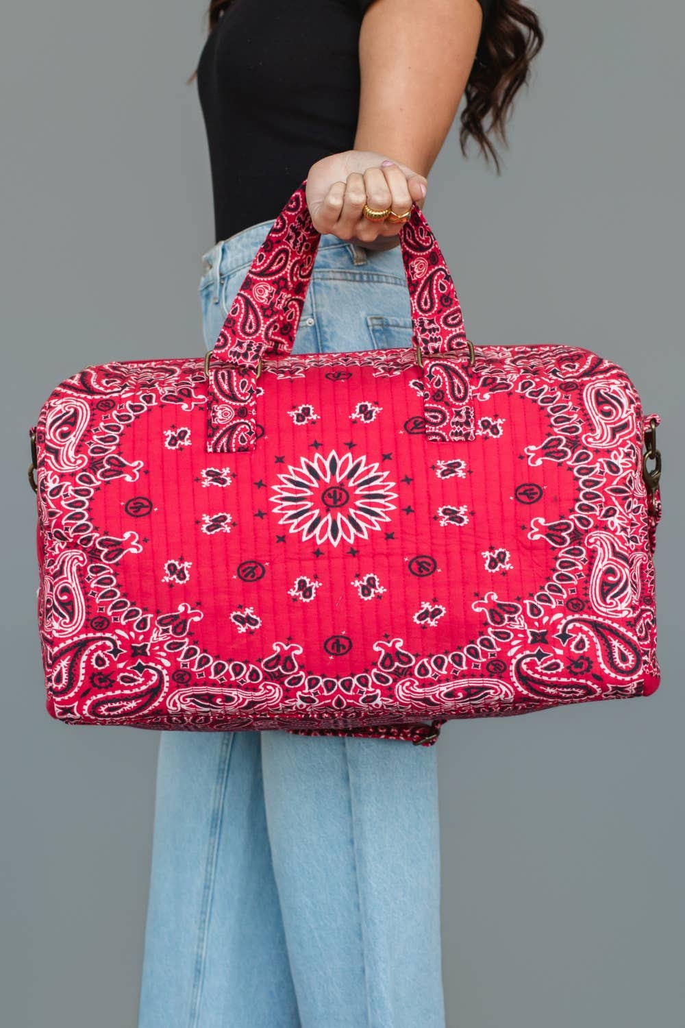 Red Bandana Duffel