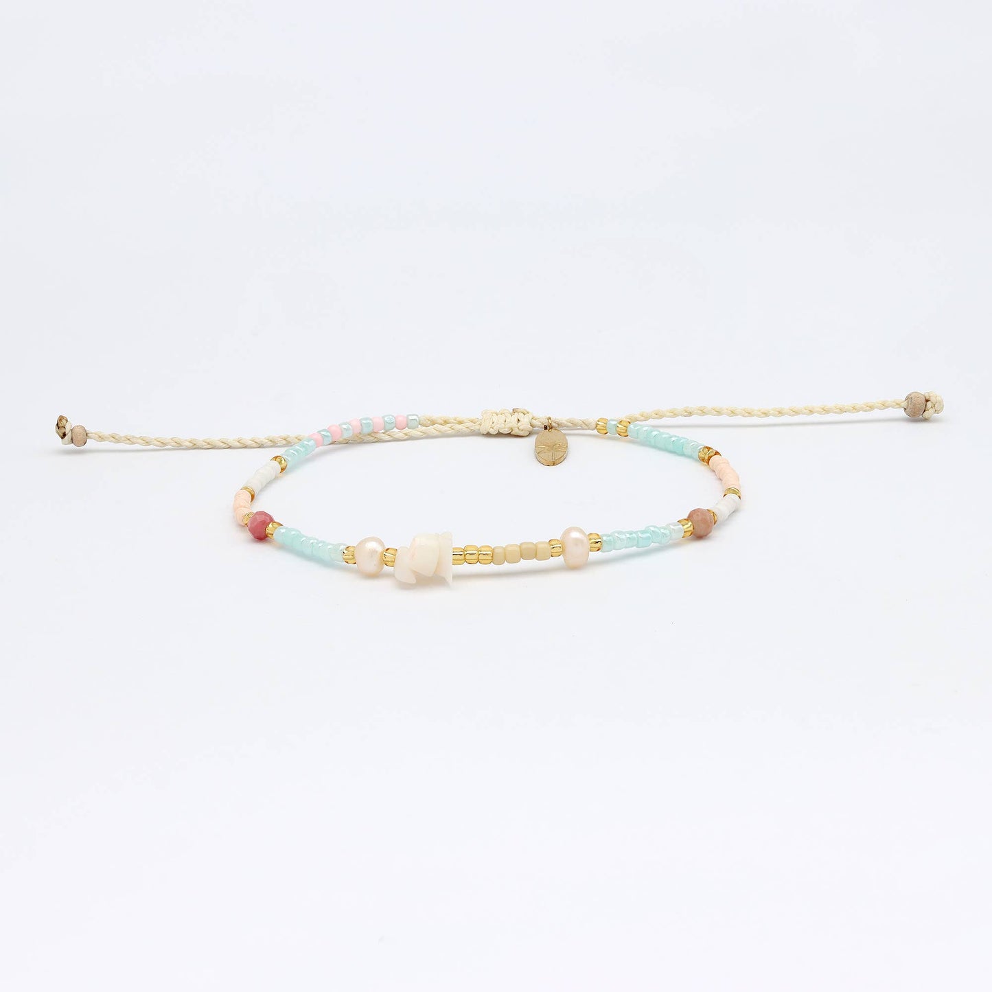 Giada Sejiwa Beaded Bracelet, Adjustable Pastel Bracelet