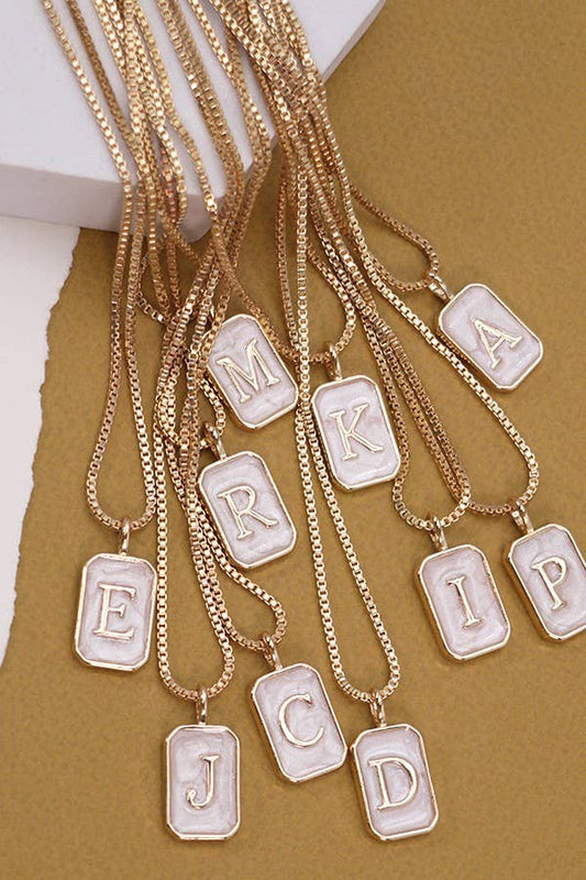 MONOGRAM INITIAL NECKLACE