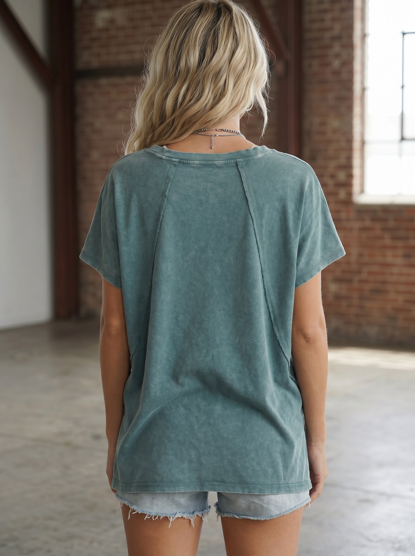 Oversized V-Neck Tee