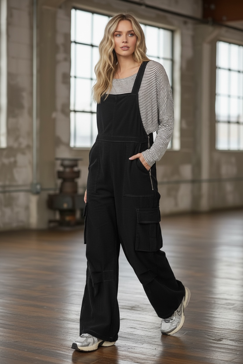 Corduroy Cargo Overalls