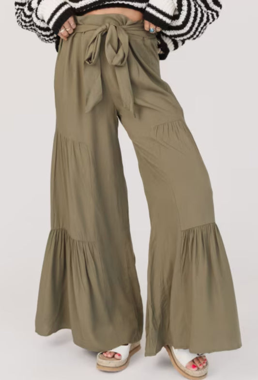 Tiered Wide Pants