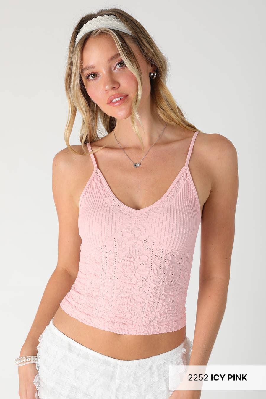 NS8488 - Textured Lace Cami