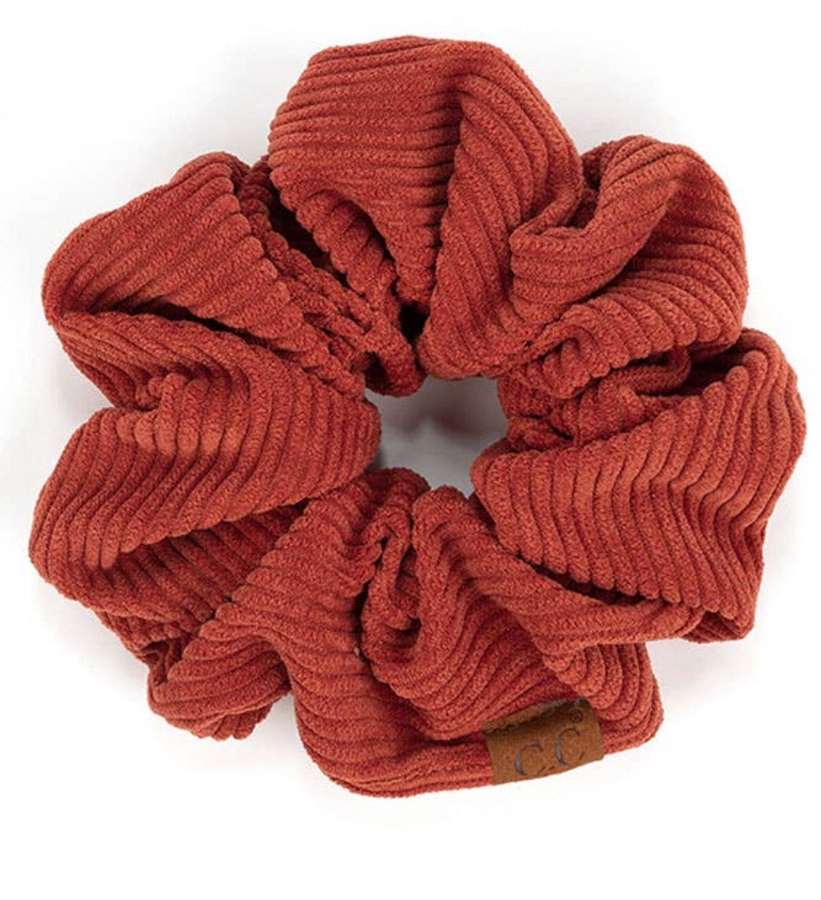 C.C Corduroy Solid Color Soft Scrunchies
