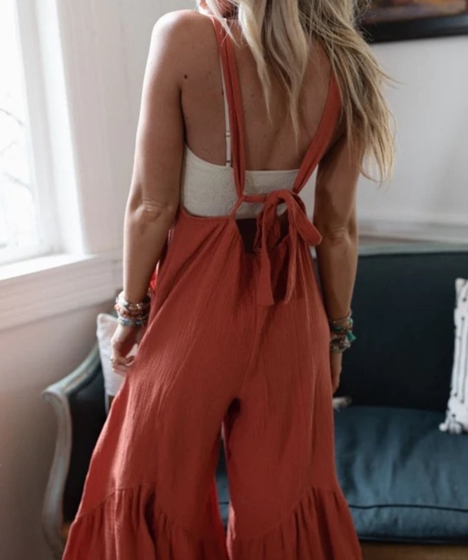 Ces Femme Gauze Jumpsuit