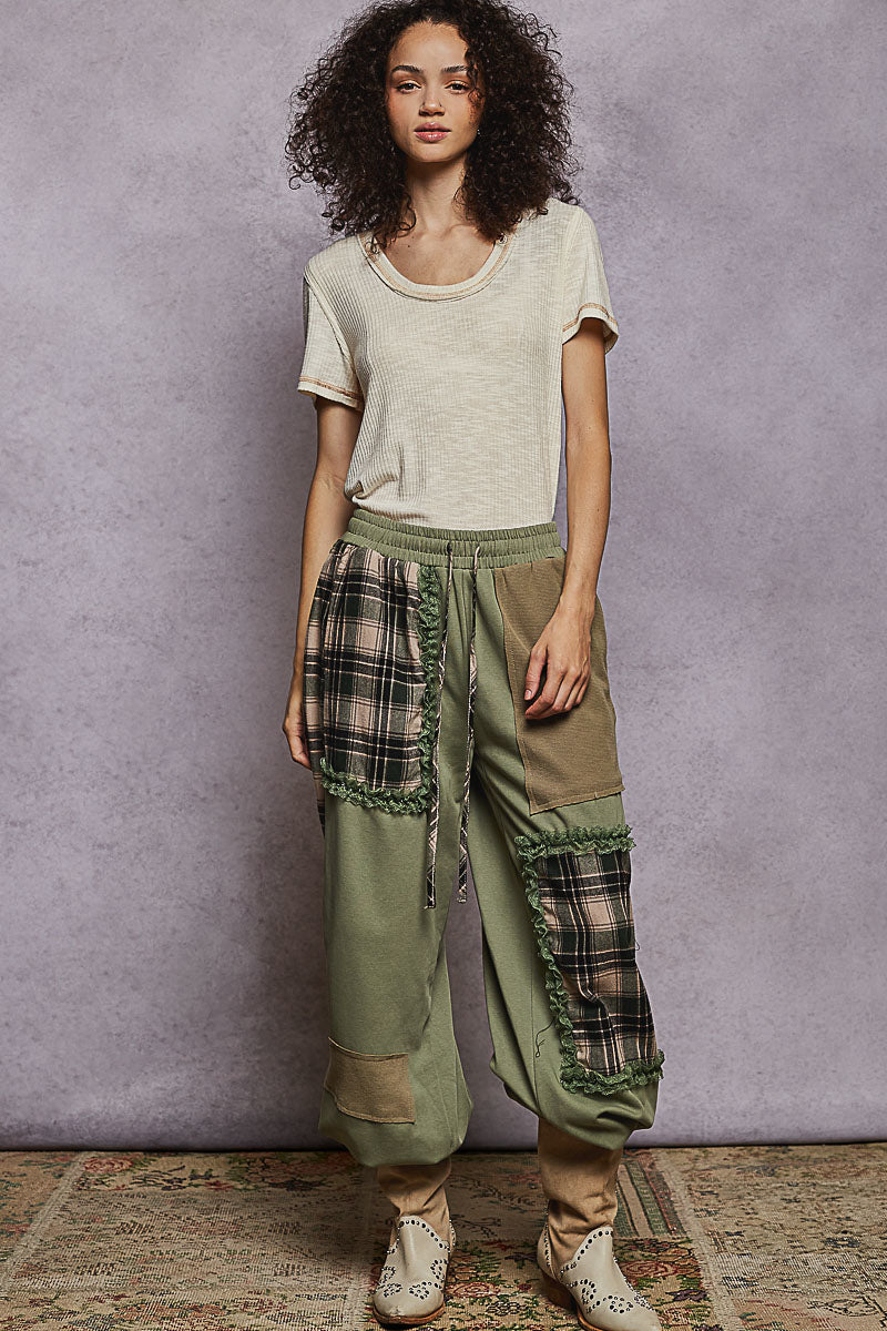 POL Contrast Stitch Tee