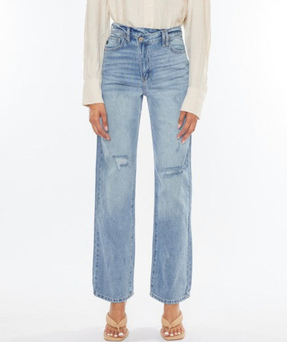 90's Wide Leg Straight Jeans