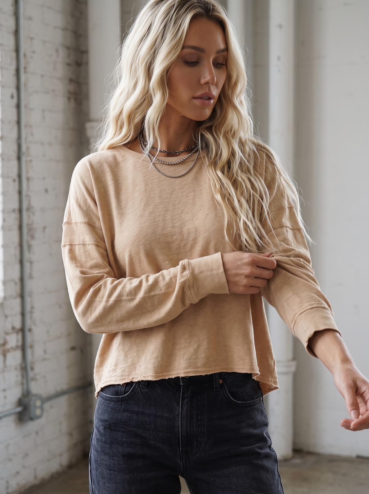 Open Cross Back Tee