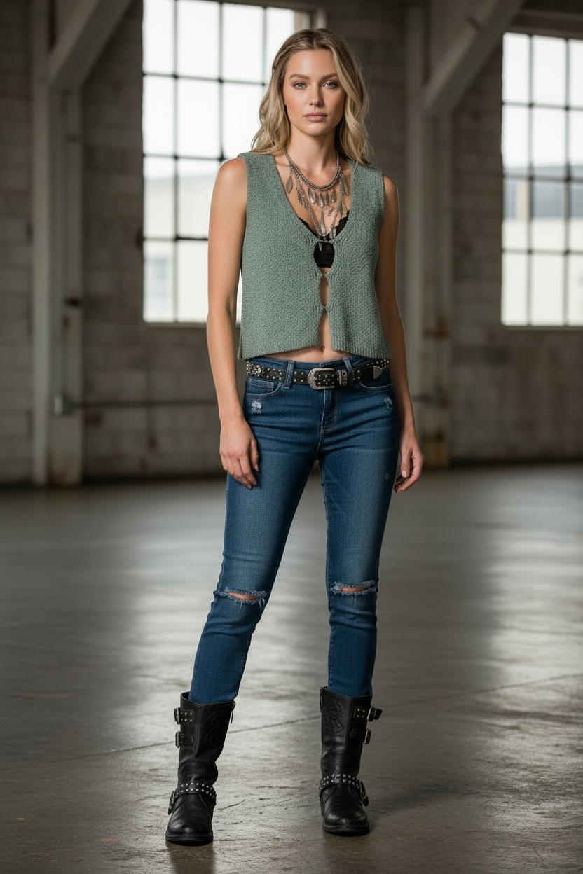 Hook & Eye Sweater Vest