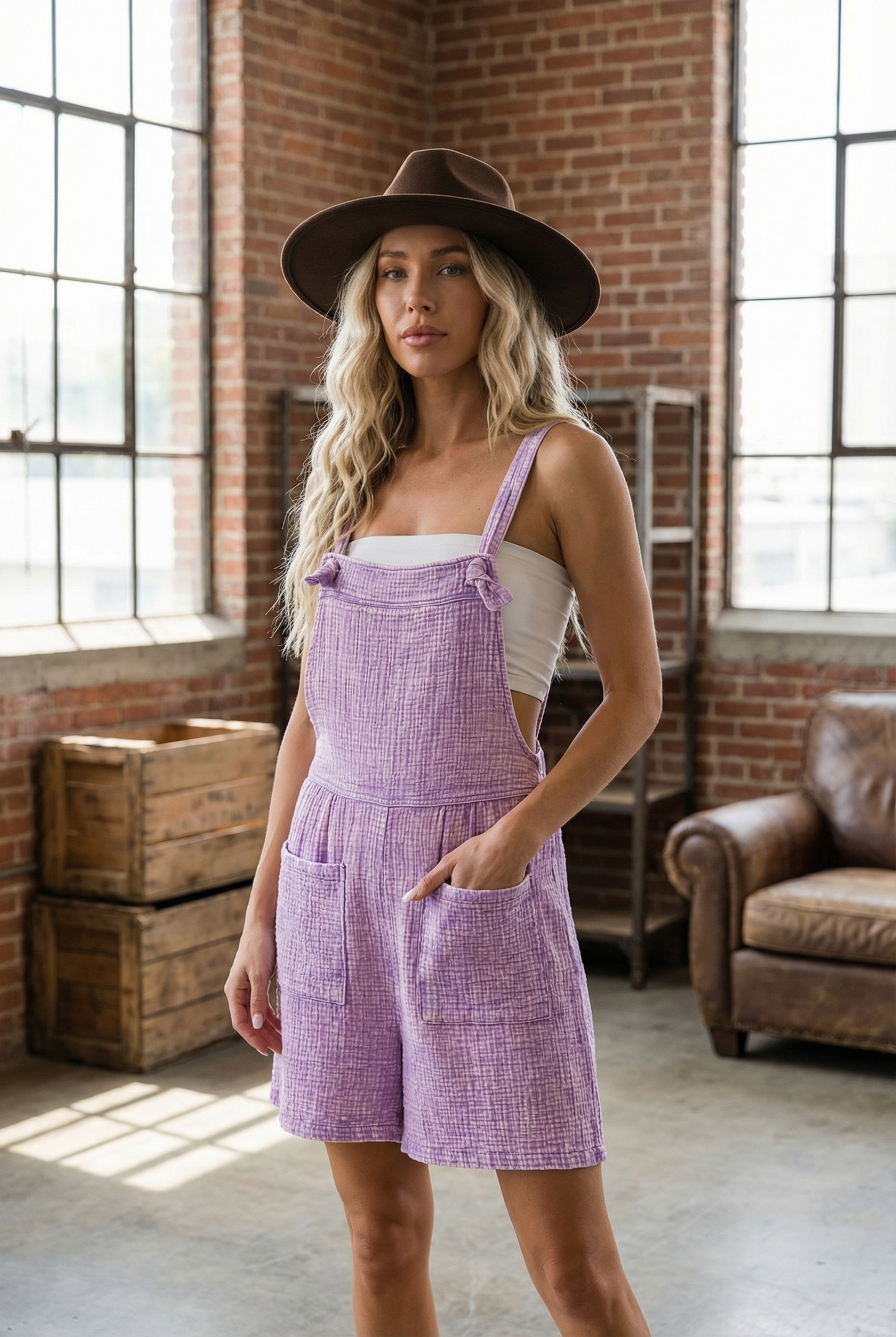 PREORDER- Textured Romper