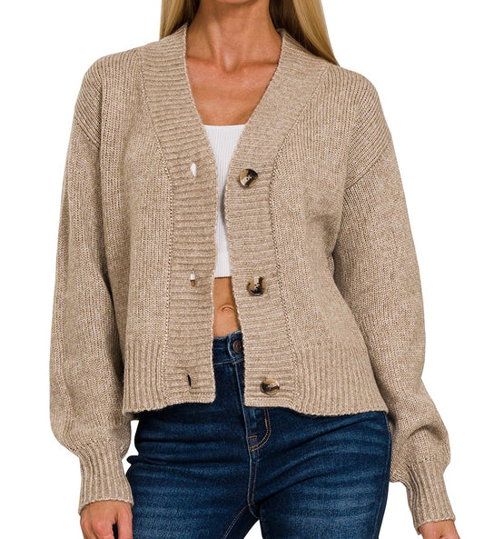 Button Knit Cardigan