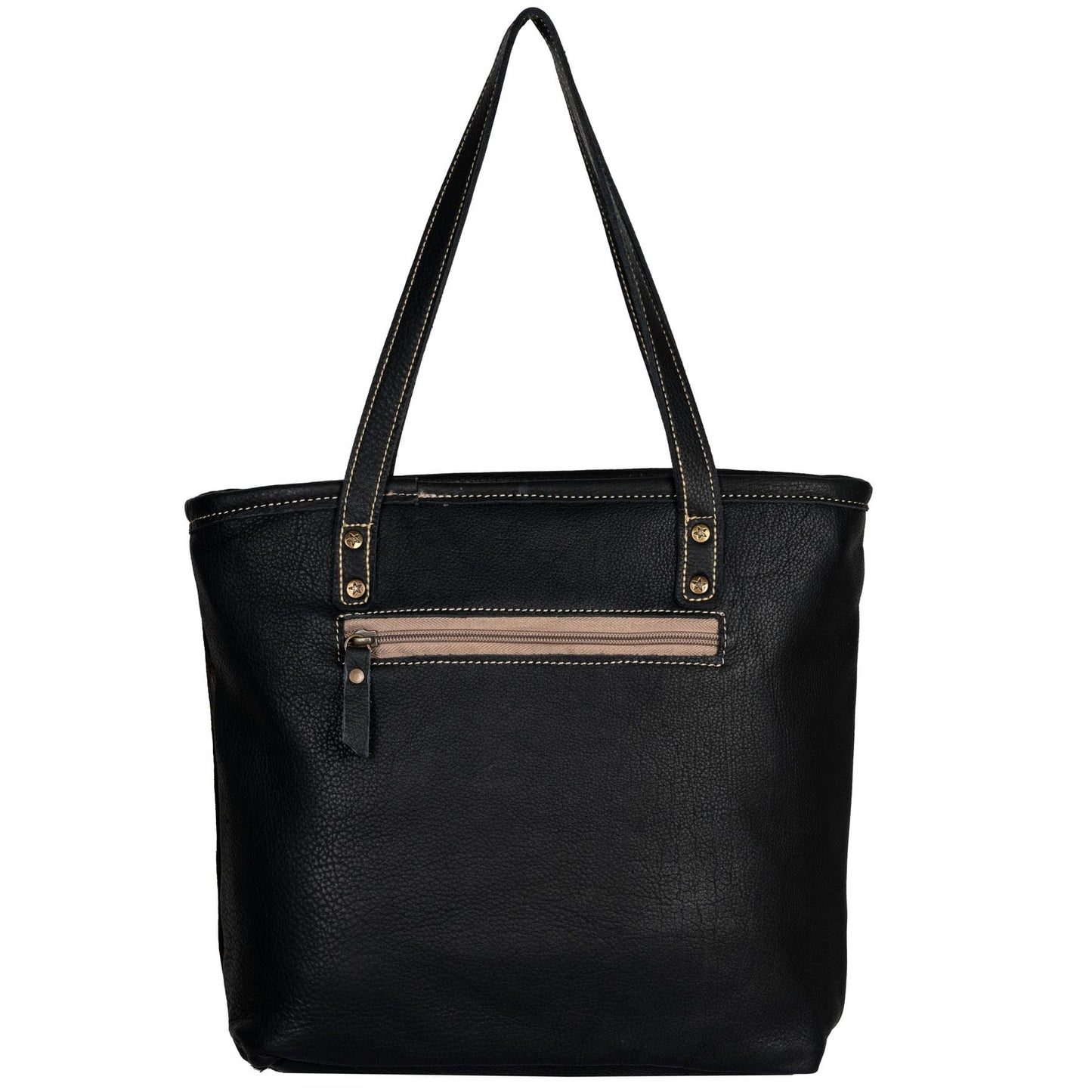 Hair On Hide Leather Tote