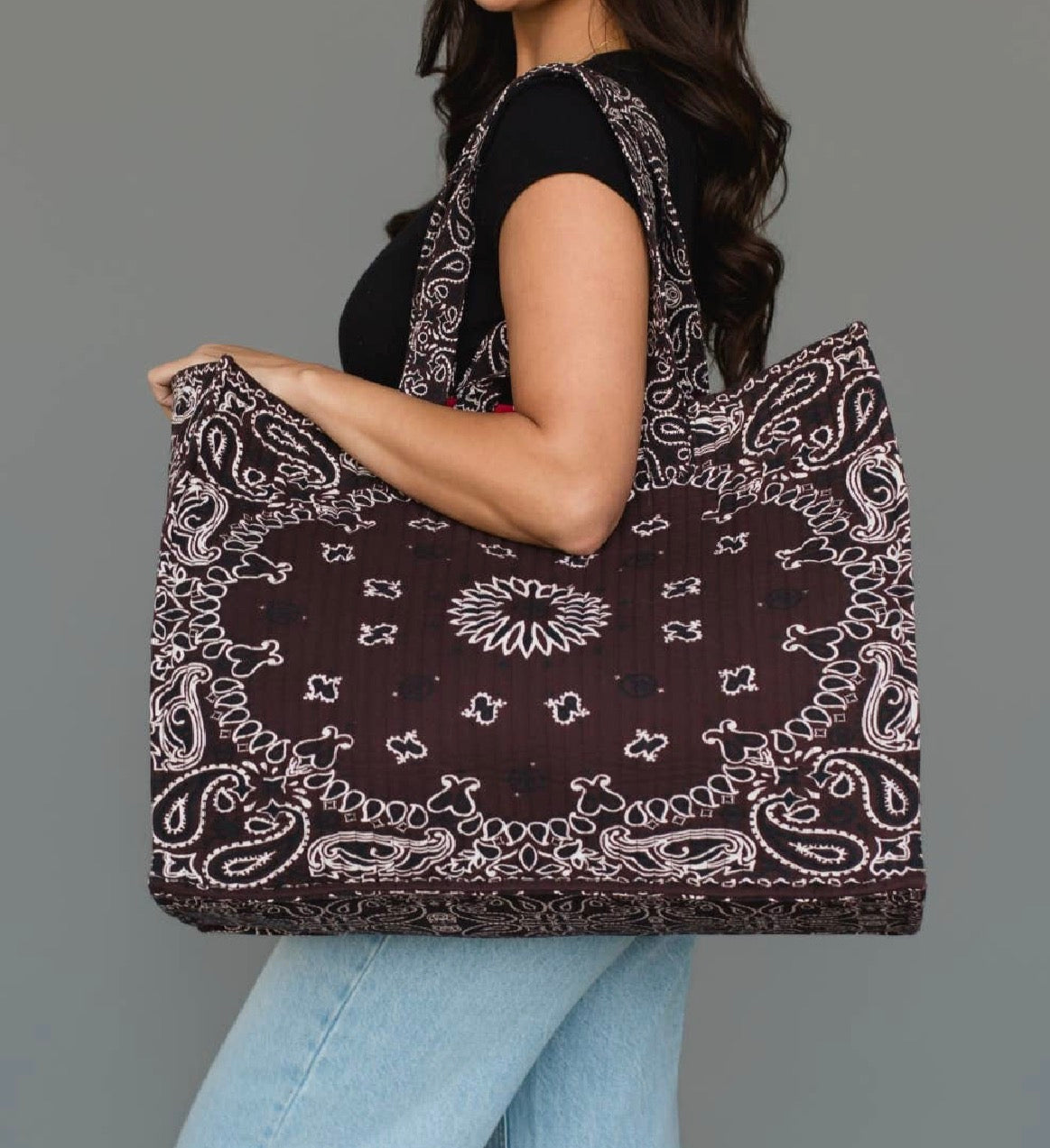 PREORDER - Brown Bandana Tote