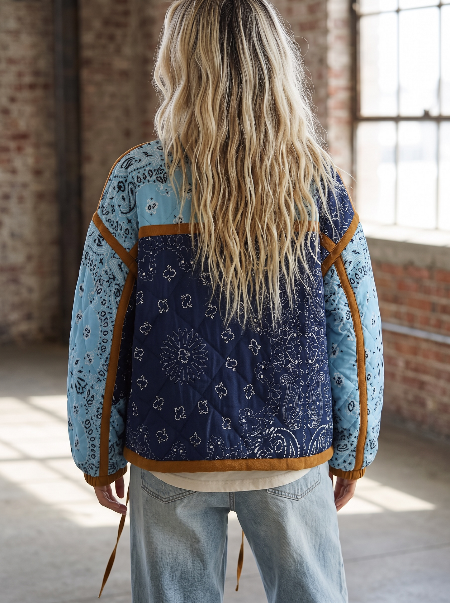 PREORDER - Patchwork Bandana Quilted Jacket