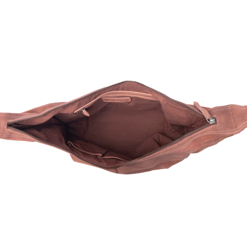 Hunter’s Grove Suede Leather Hobo