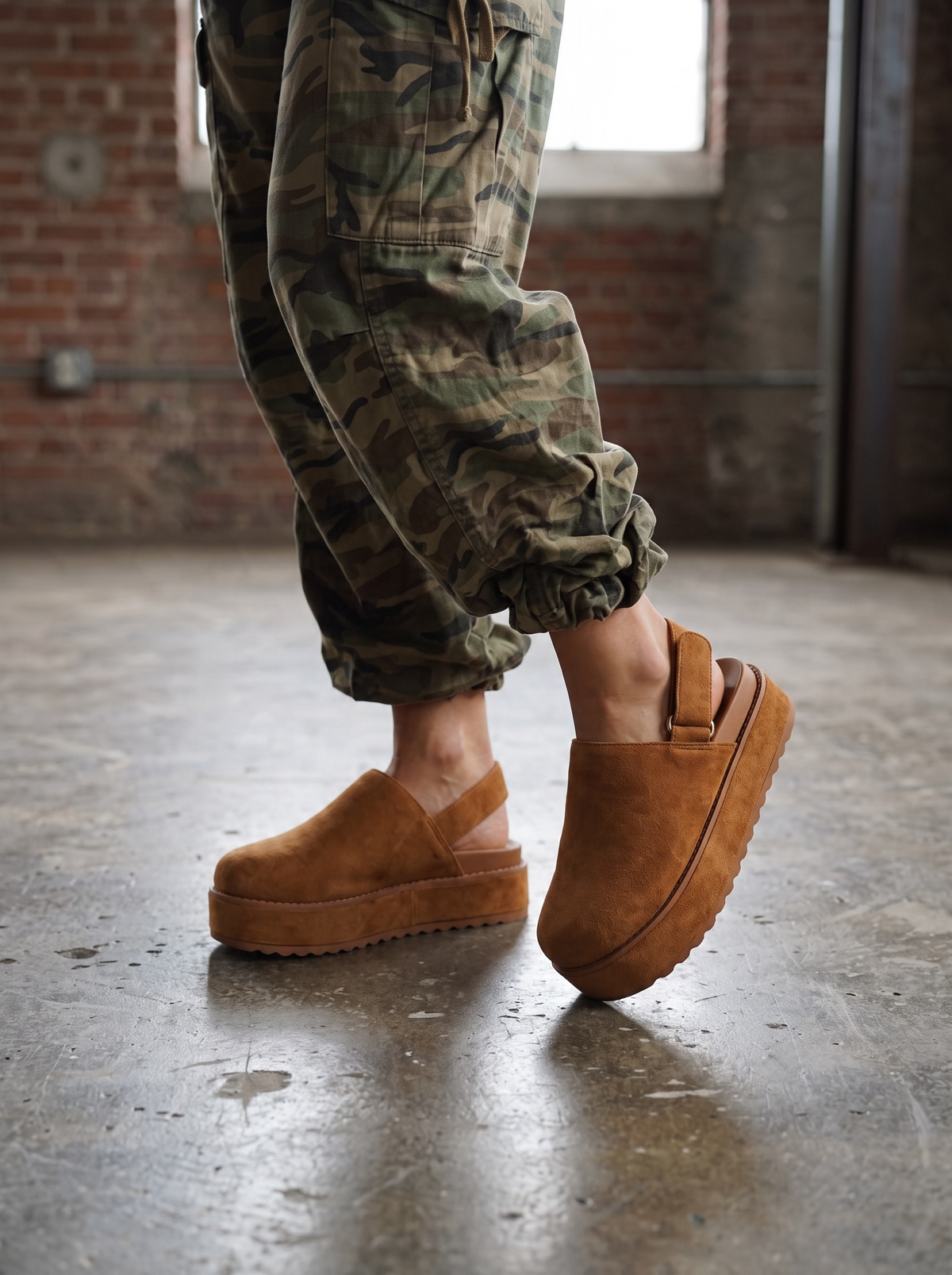 Vegan Suede Clogs