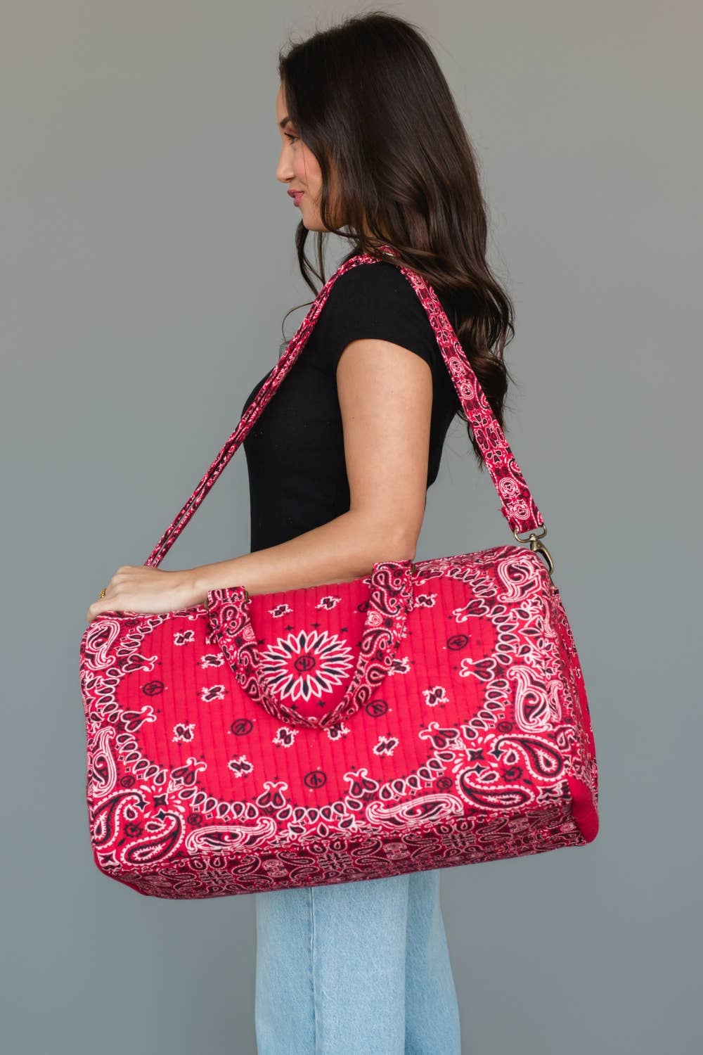 Red Bandana Duffel