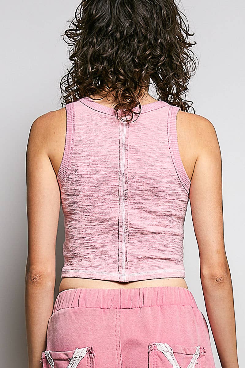 POL Round Neck Stub Tank