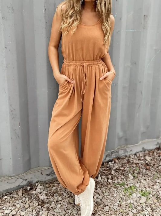 Listicle Jogger Style Jumpsuit