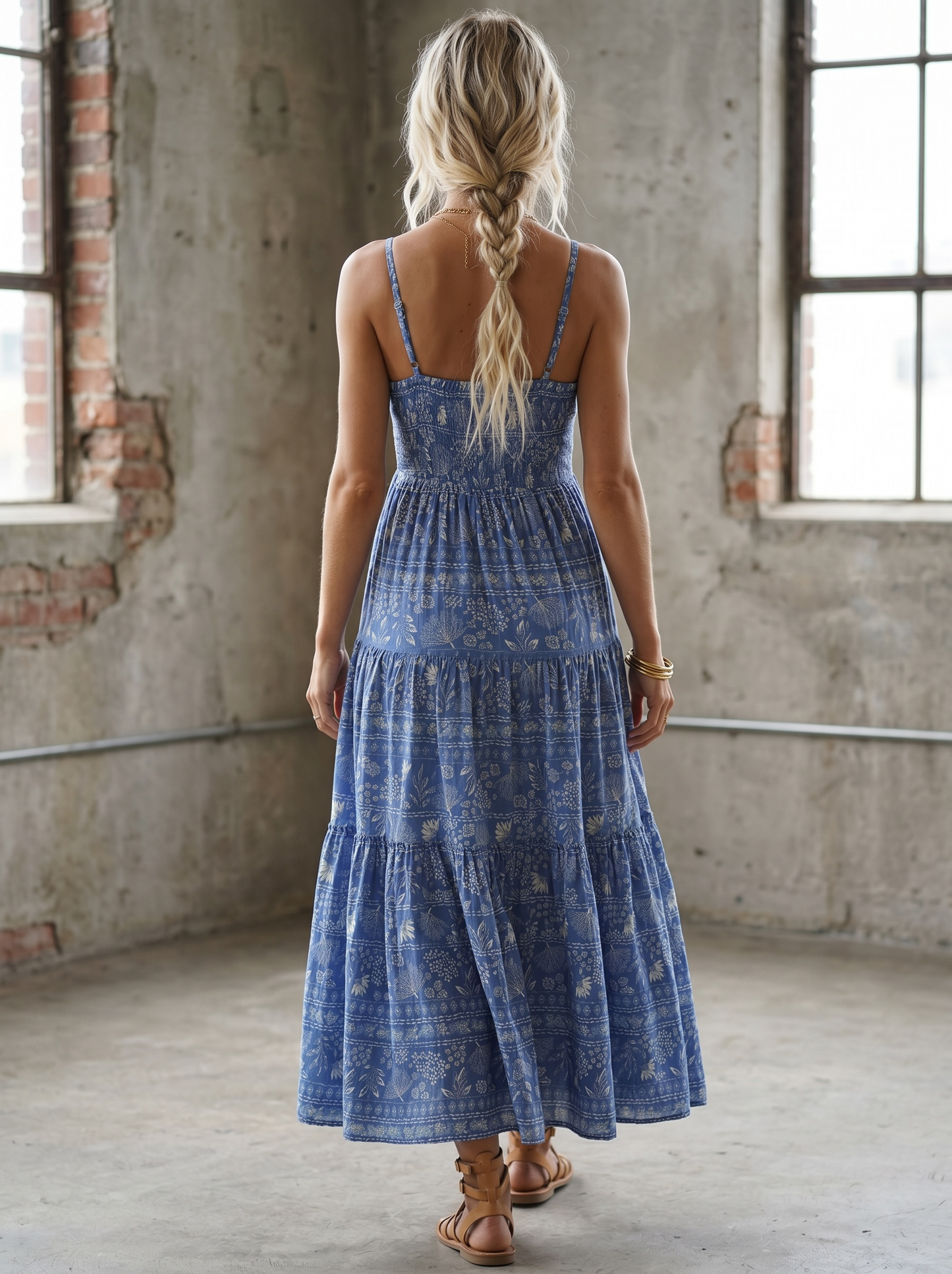 Angie Smocked Maxi Dress