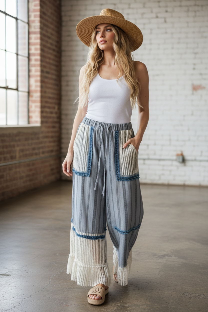 POL Striped Pants