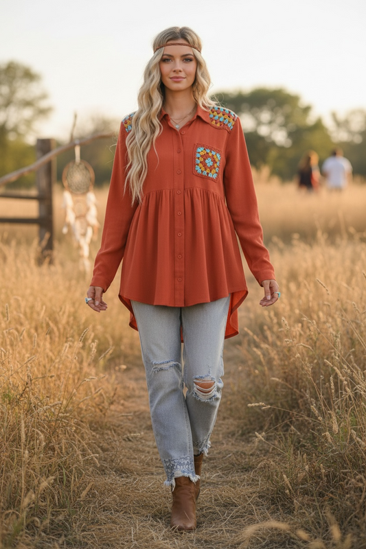 UMGEE Granny Tile Blouse