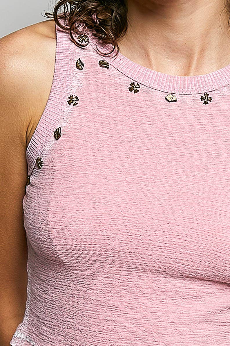 POL Round Neck Stub Tank