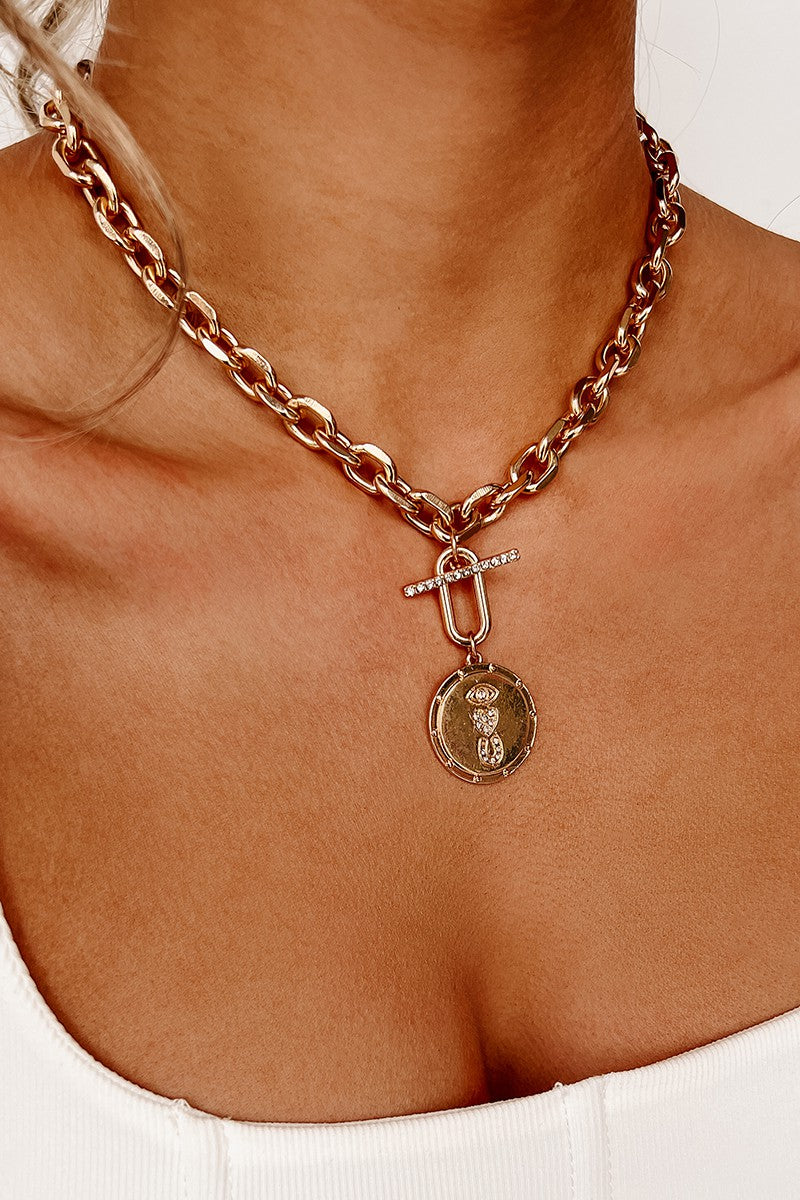 Boho Love Chunky Chain Necklace