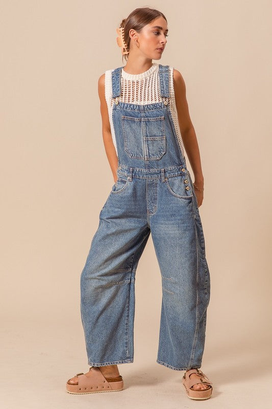 So Me Barrel Overalls