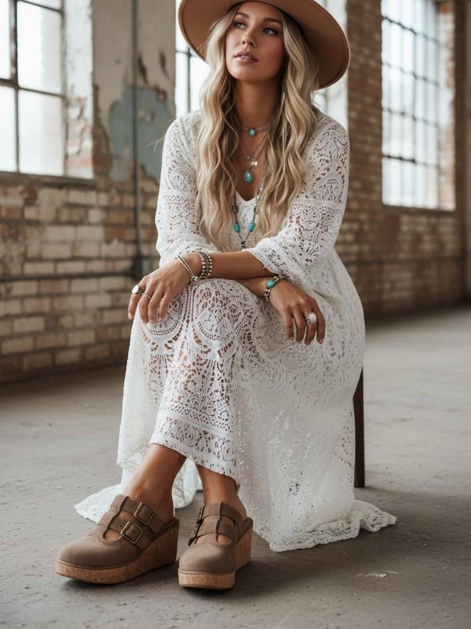 Pierre Dumas Wedge Clog