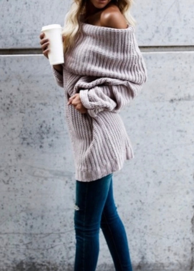 UMGEE Fold Over Sweater