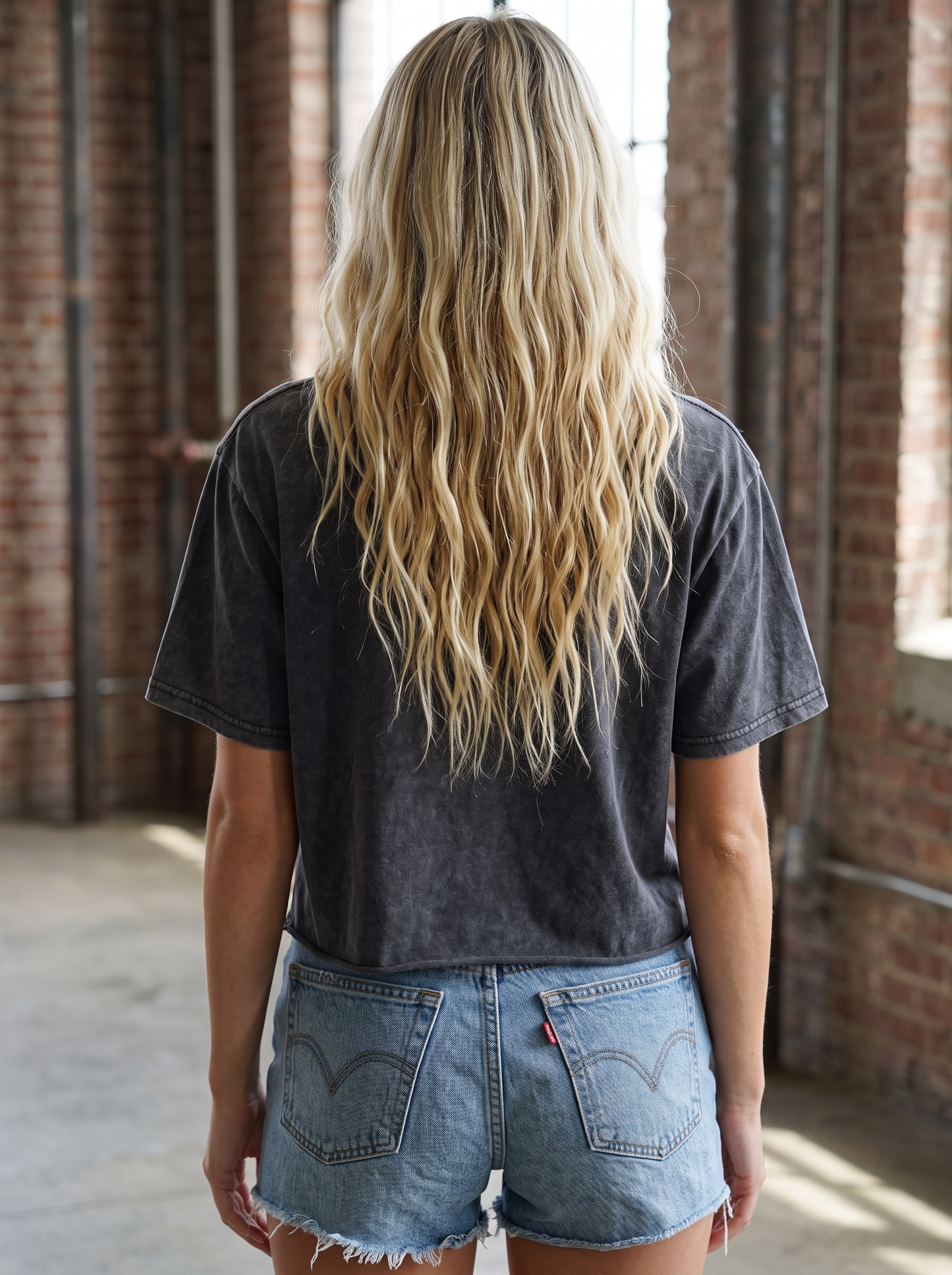 World Tour Rock N Roll Crop Tee