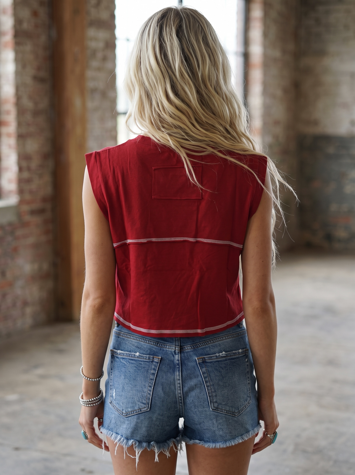 POL Stud Wrap Tee