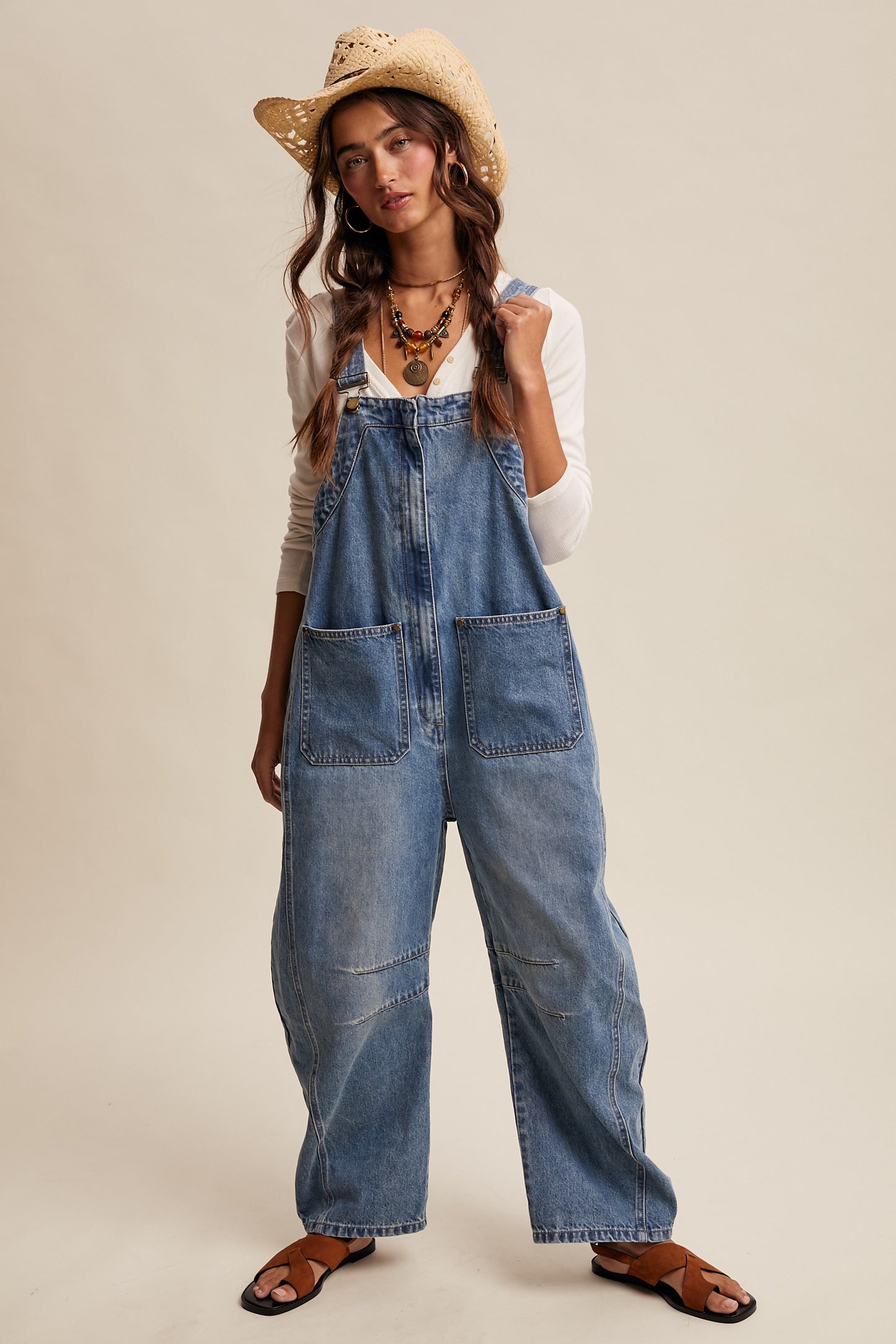 Listicle Barrel Overalls